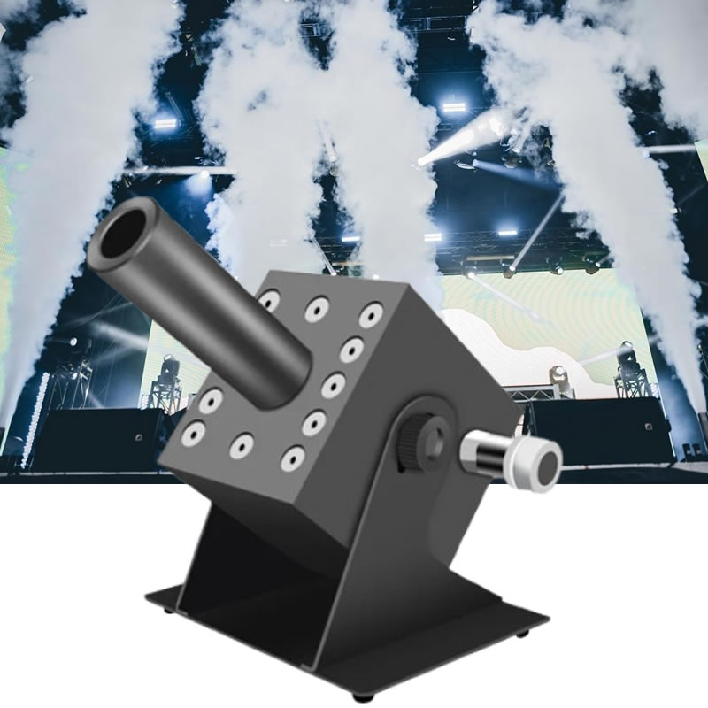 Confetti Cannon Tube - Colorful RGB 3in1 LED CO2 JET