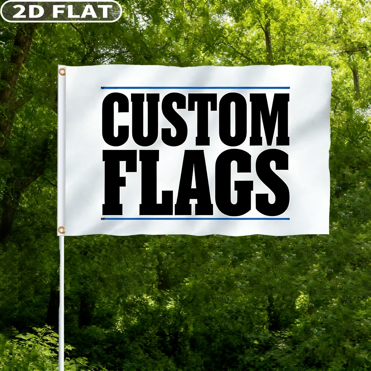 Event & Party Supply - 1pc Custom Flag with Image/Logo/Text, Durable