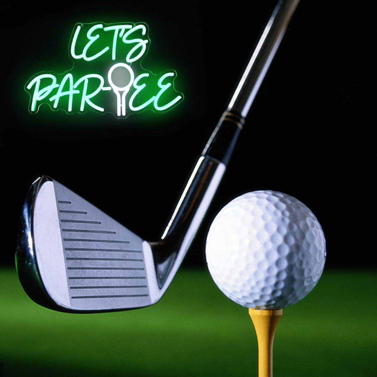 Let's Par Tee Neon Sign Golf B - Neon Sign Party ulasan dan harga