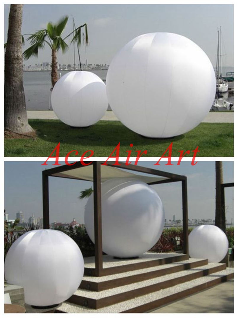 Inflatable White Round Ball, P - Party Event Supplier ulasan dan harga