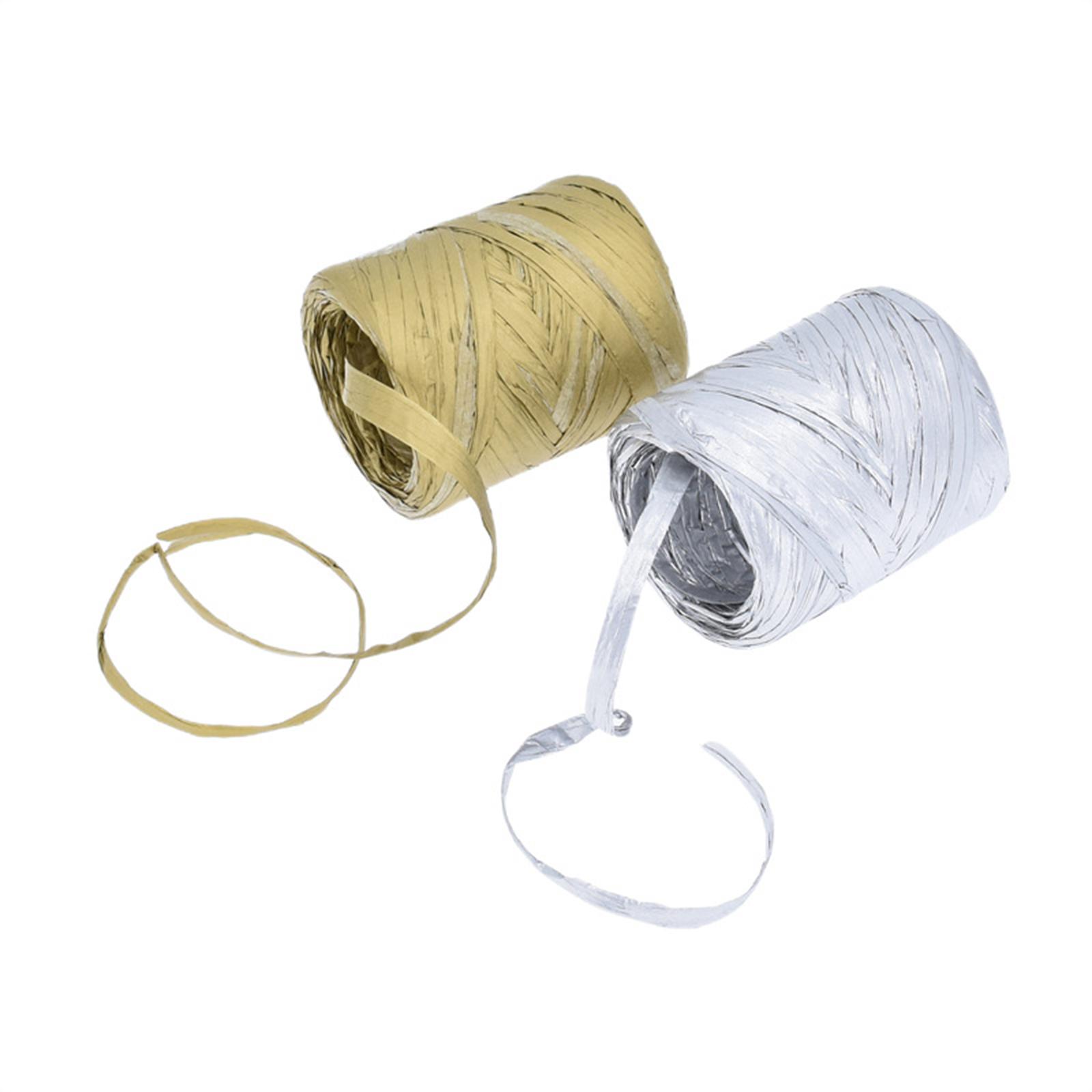 DIY Raffia Paper Ribbon Bulk C - Papercraft Supply Ribbon ulasan dan harga
