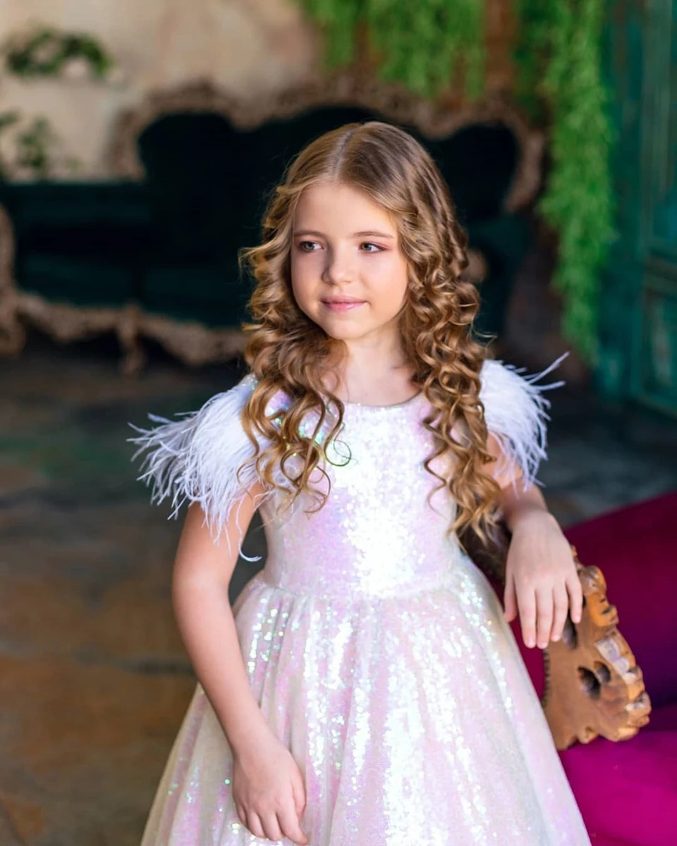 Customized Glitter Flower Girl - Birthday Sash Glitter ulasan dan harga