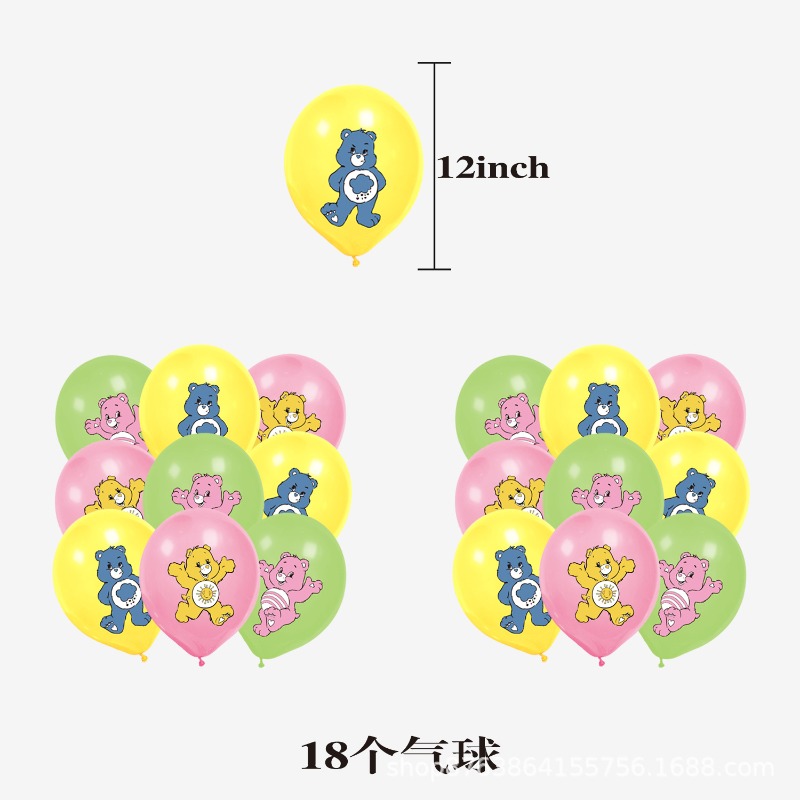 New Cute Cartoon Care Bears Th - Event Supplies ulasan dan harga