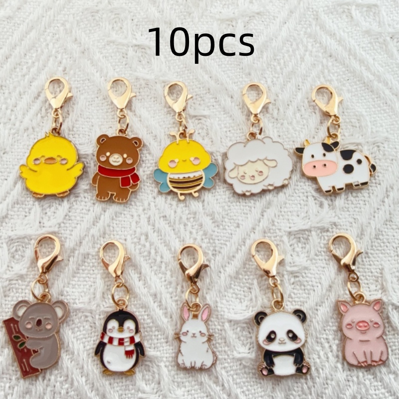 10pcs alloy drip oil cartoon a - Event Party ulasan dan harga