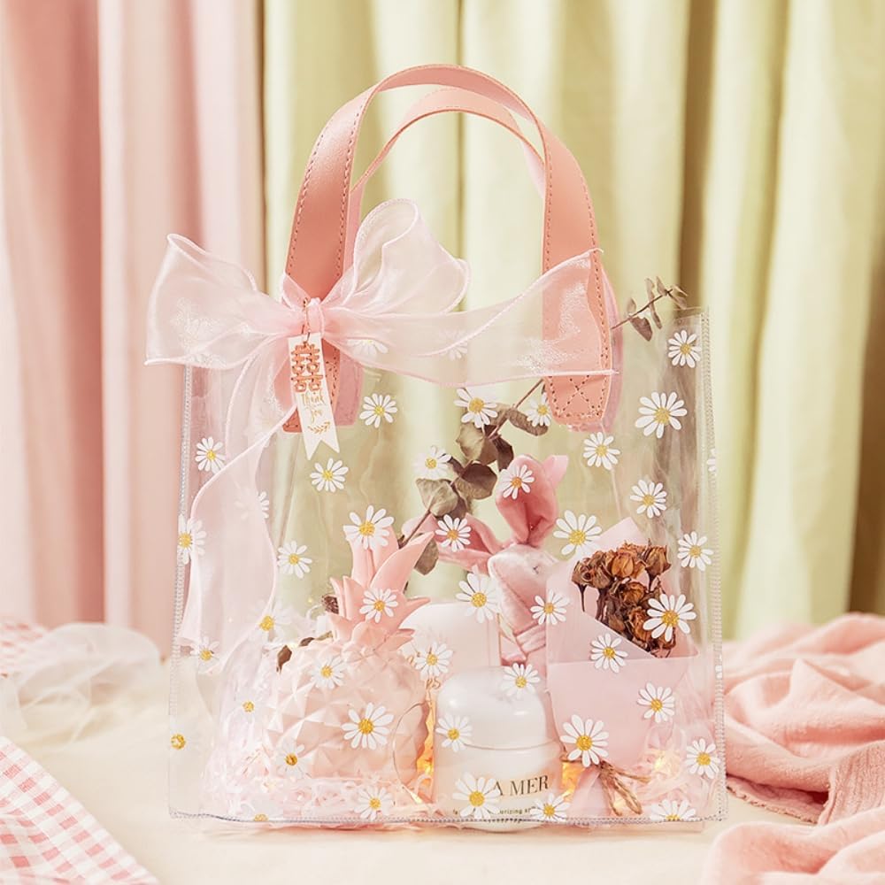 Daisy Print Clear PVC Gift Tot - Event Party Shop ulasan dan harga