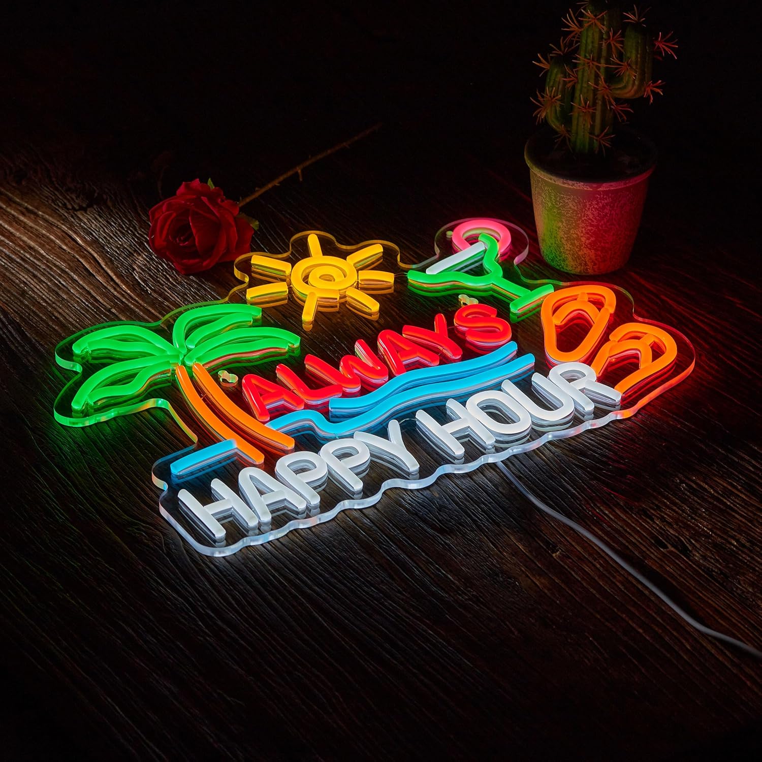 Always Happy Hour Beer Bar Neo - Neon Sign Party ulasan dan harga