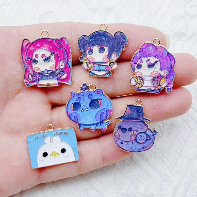 10pcs Cartoon Anime Pendant Oi - Event Party ulasan dan harga
