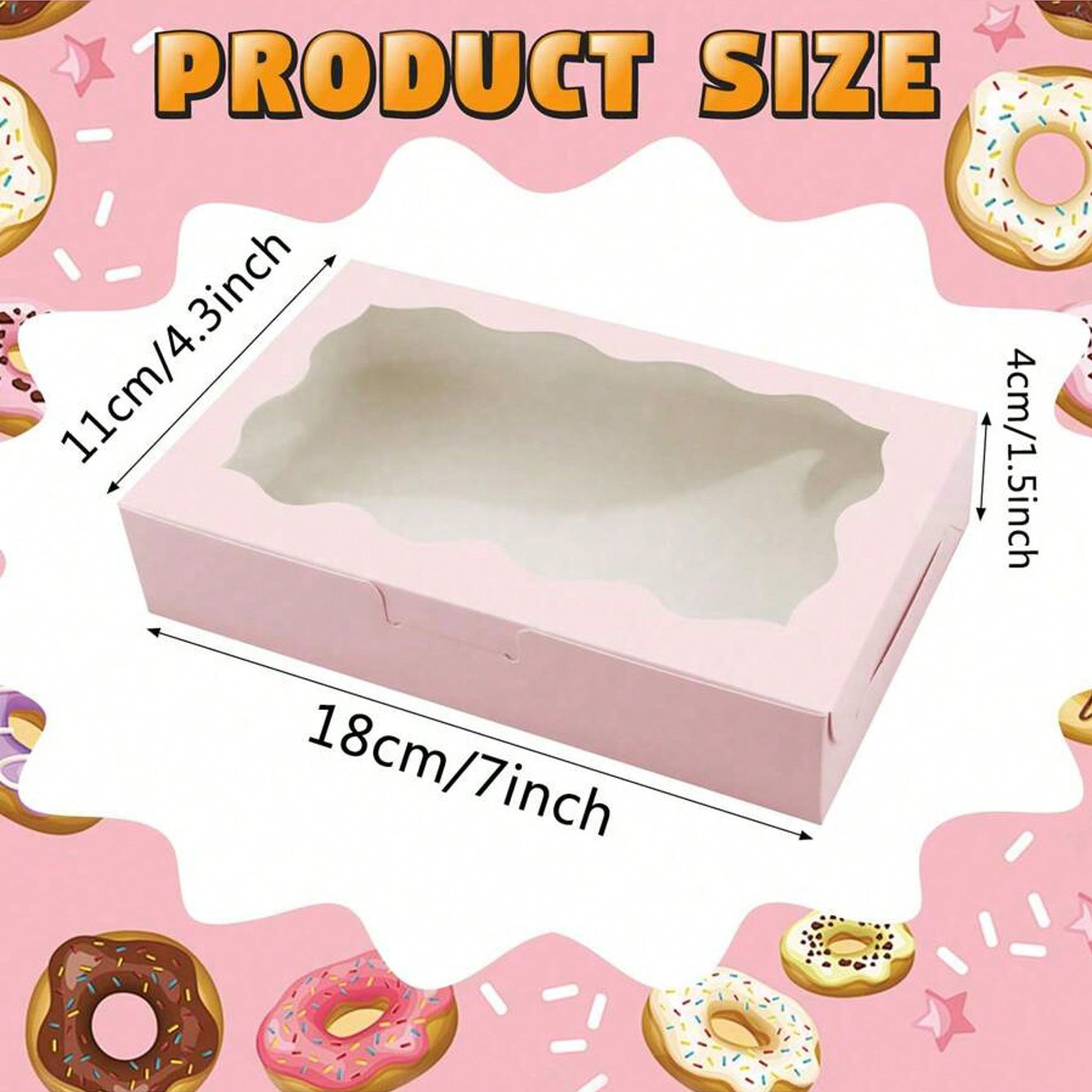 10/30/50Pcs Kraft Paper Cake C - Event Party Box ulasan dan harga
