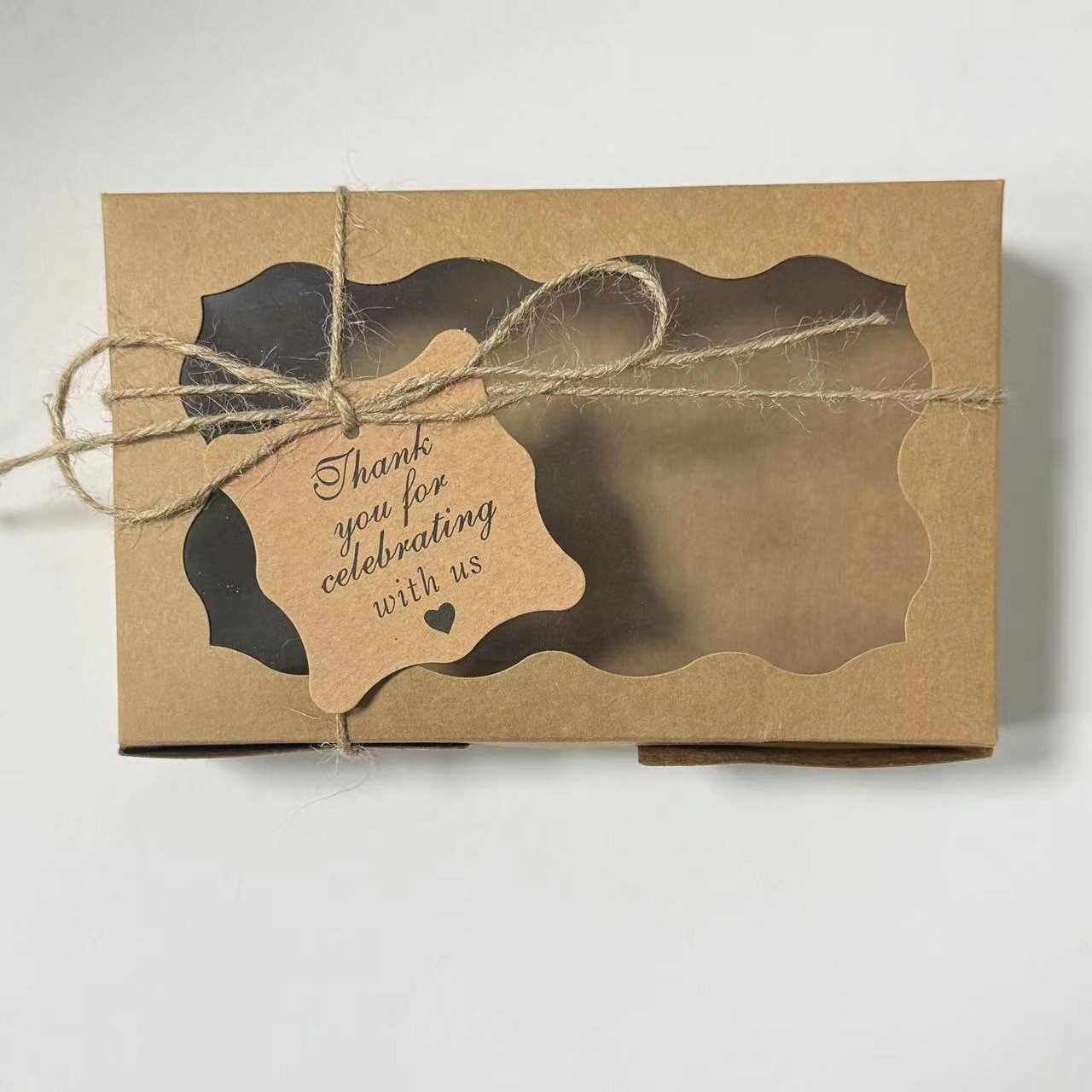 10/30/50Pcs Kraft Paper Cake C - Event Party Box ulasan dan harga