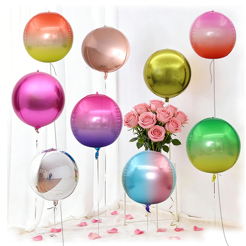 5pcs 10 18 22 Inch 4D Round Me - Party Event Supply Store ulasan dan harga