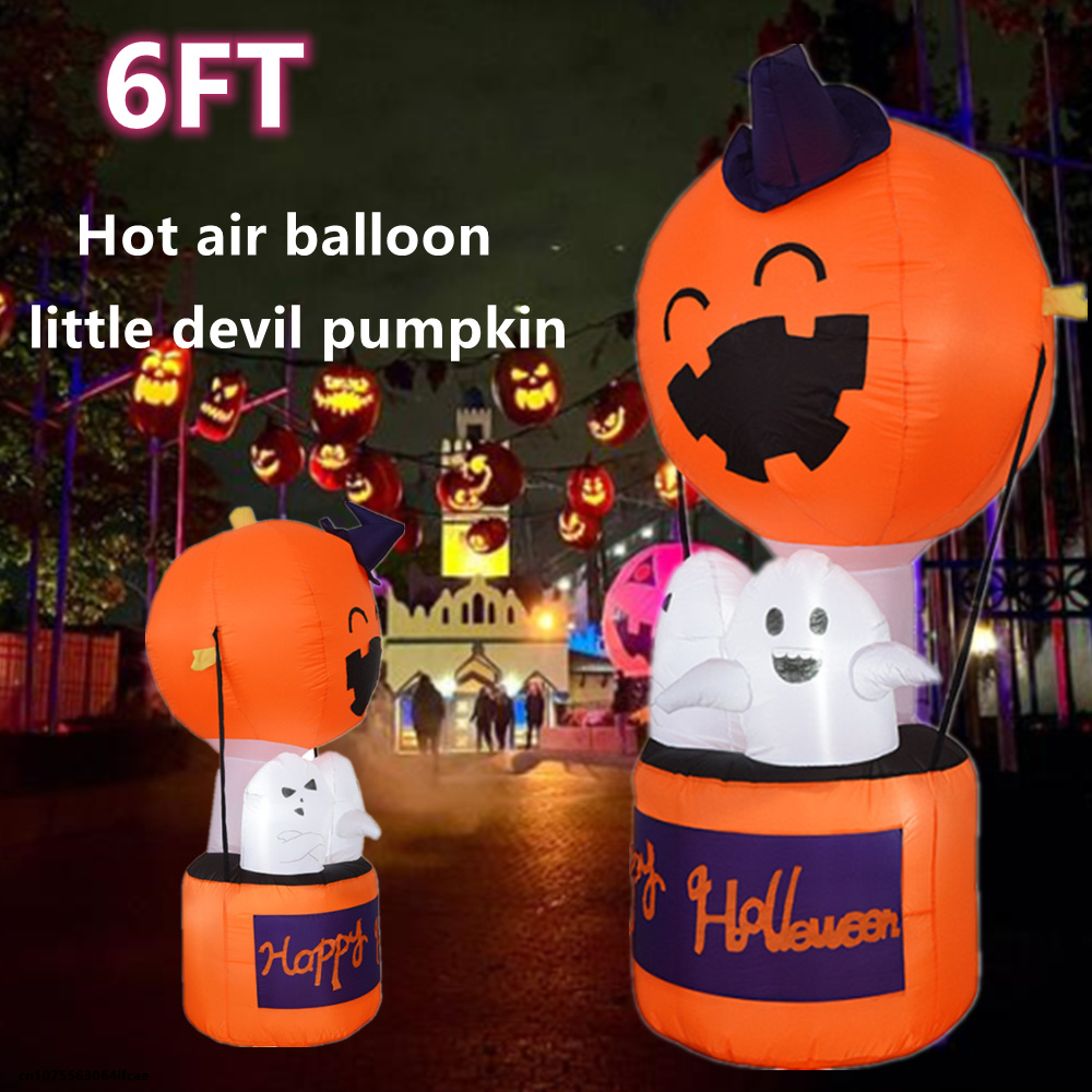 Halloween Inflatable 1.8m Hot  - Led Balloon Light ulasan dan harga