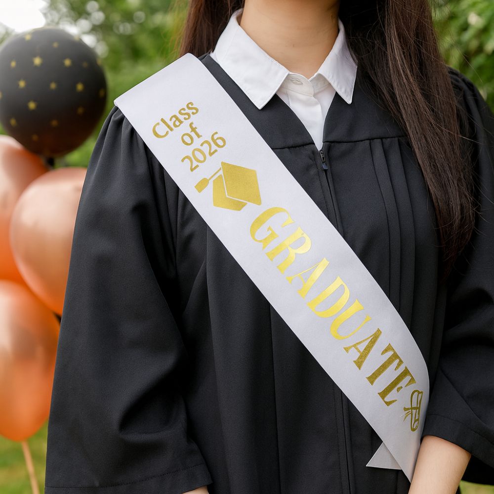 Class of 2026 2026 Graduation  - Birthday Sash Glitter ulasan dan harga