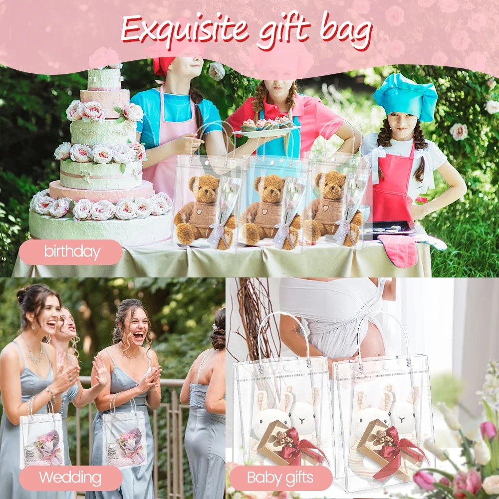 Clear PVC Gift Bags with Handl - Event Party Shop ulasan dan harga