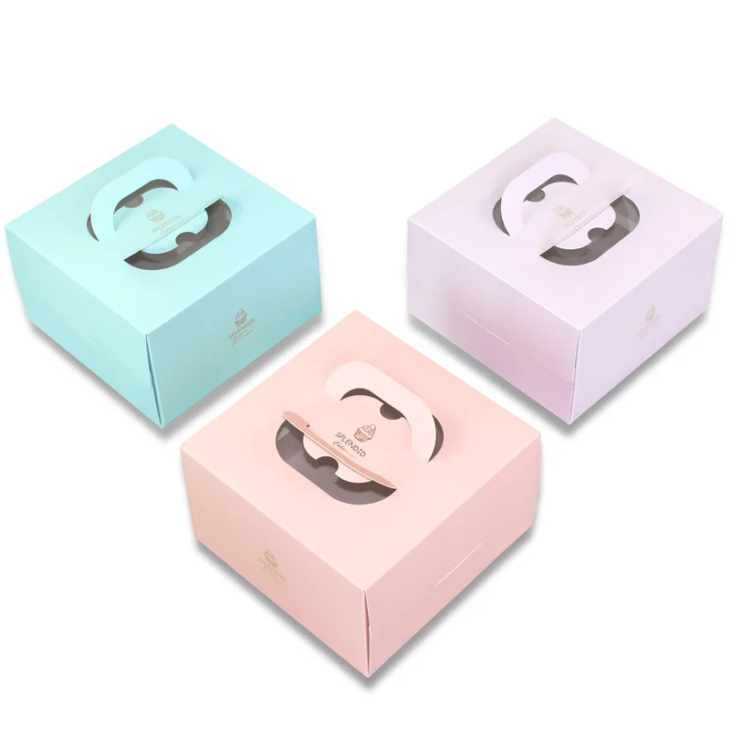 5pcs 8inch cake box with windo - Party Event Supplier ulasan dan harga