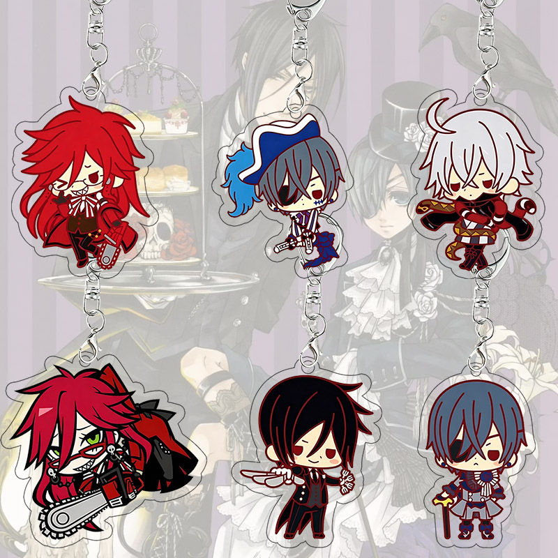 Black Butler Acrylic Keychain  - Event Supplies ulasan dan harga