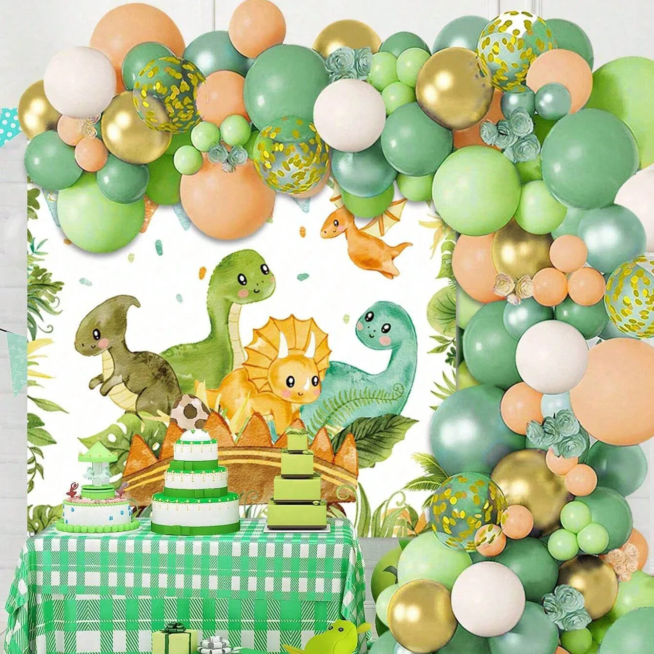 Dinosaur Balloon Set Arch for  - Balloon Arch Kit ulasan dan harga