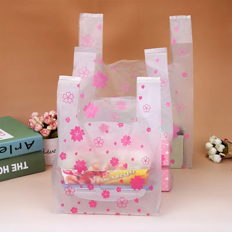 100Pcs/bag Pink Sakura Vest Ba - Event Party Shop ulasan dan harga