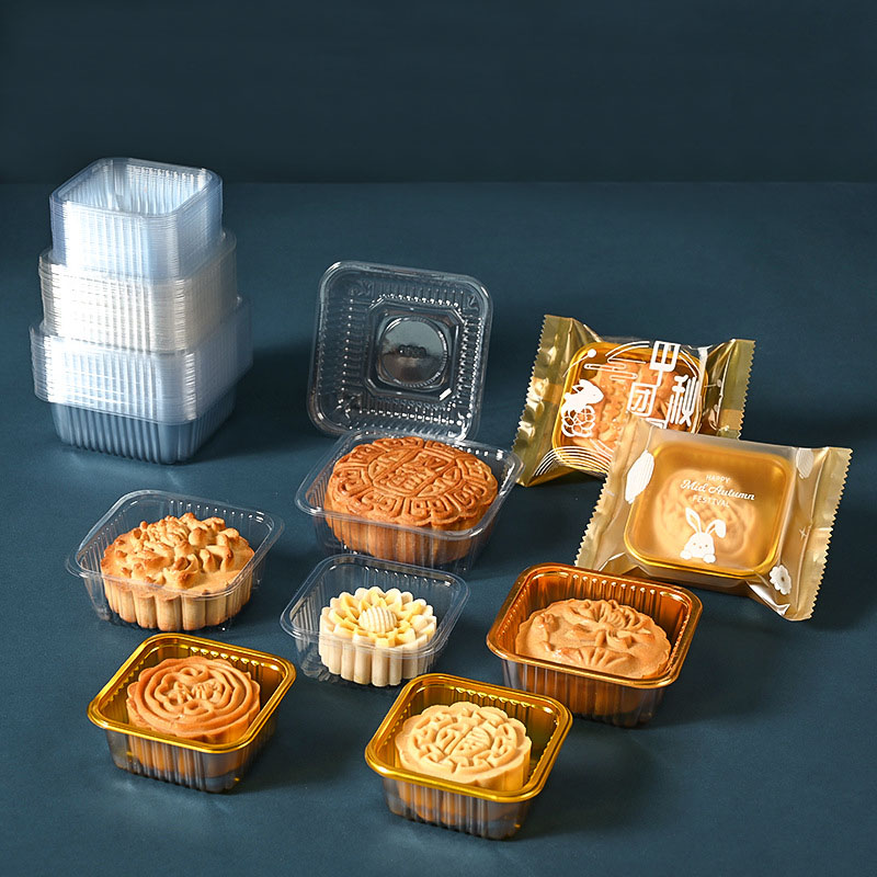 100pcs Mooncake Plastic Tray P - Event Party Box ulasan dan harga