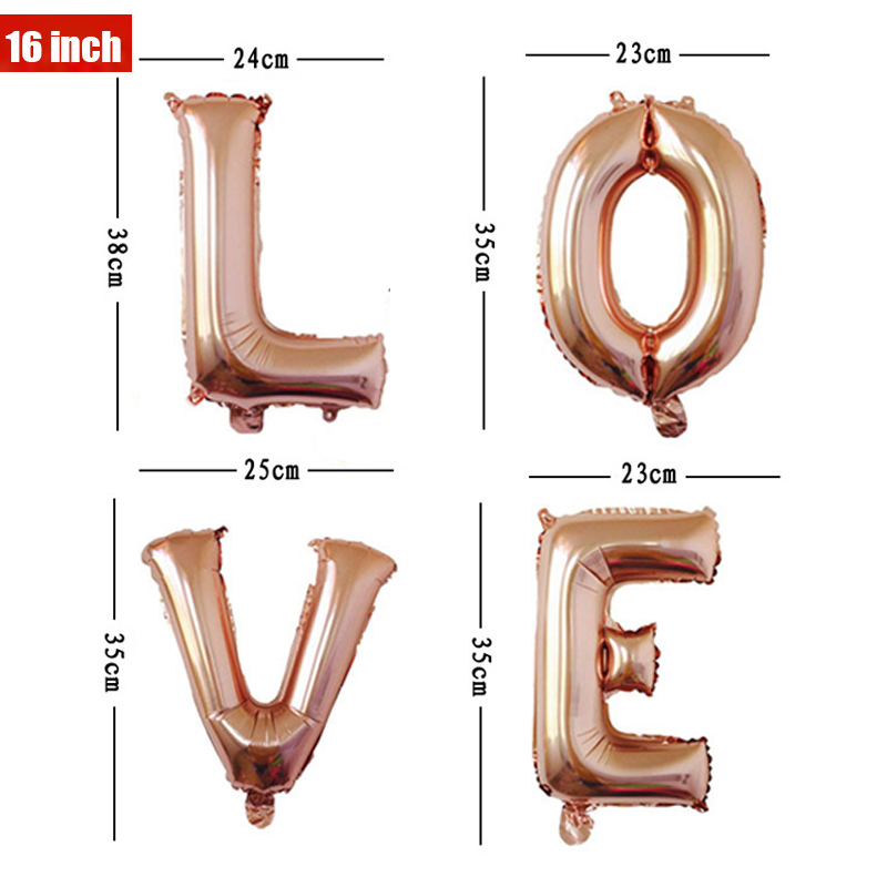 16 32 40 Inch Foil Letter Ball - Event Z ulasan dan harga