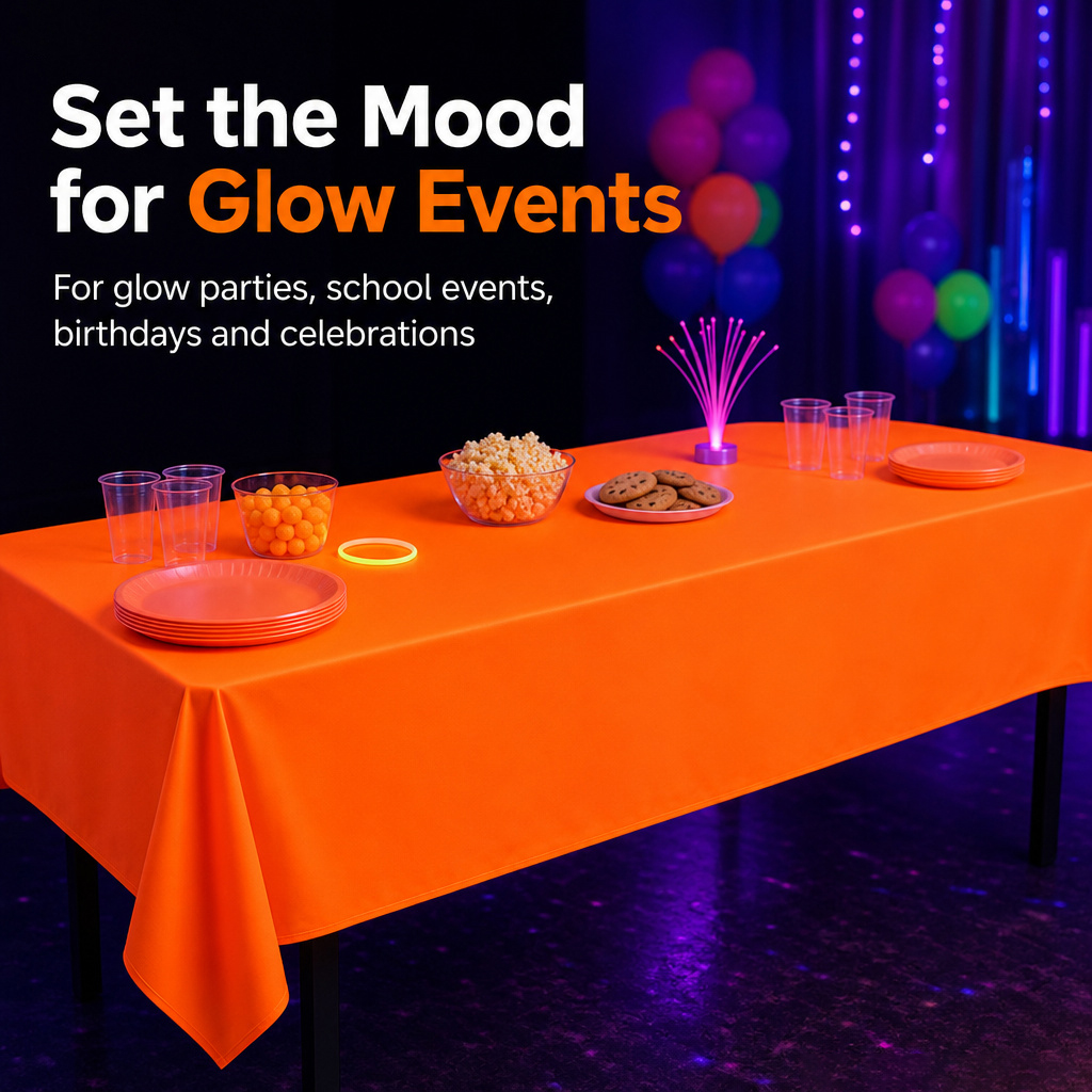 Thickened Macaron Fluorescent  - Table Cloth Disposable ulasan dan harga