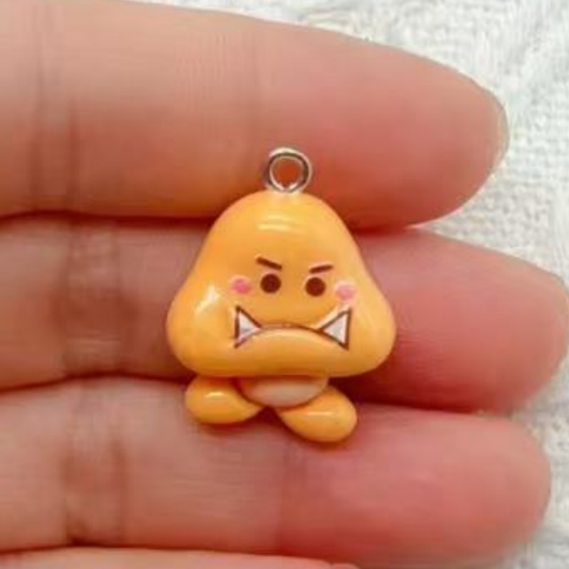 10pcs resin cartoon pendant, D - Event Party ulasan dan harga