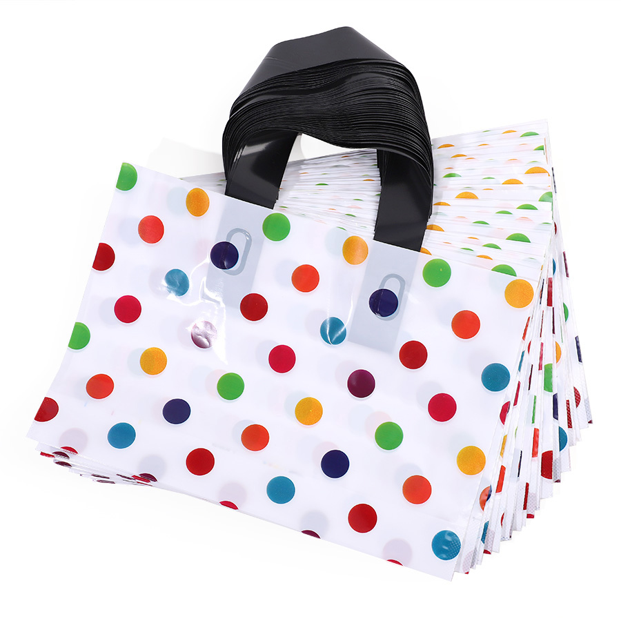 18Pcs Polka Dot Tote Bag Thick - Party Event Supply Store ulasan dan harga