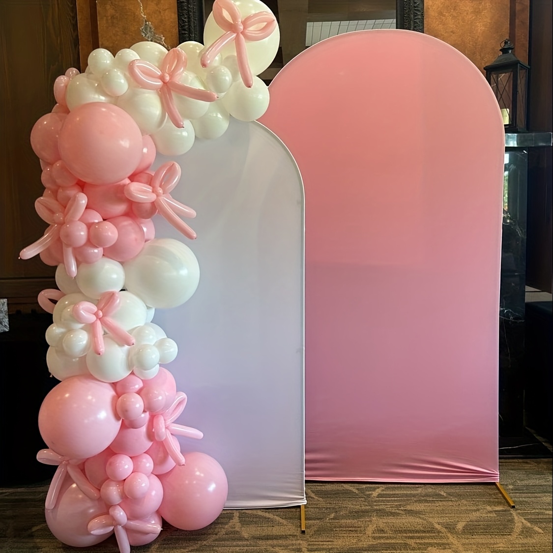 141 Pcs Pink Ribbon Balloons A - Balloon Arch Kit ulasan dan harga